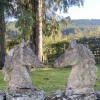 Pair of Horse Head Gate Toppers