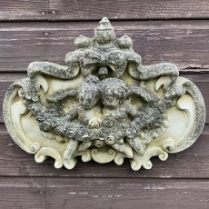 classical scrolled wall plaque