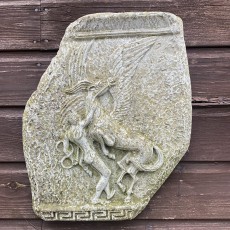 Stone fragment of the taming of Pegasus